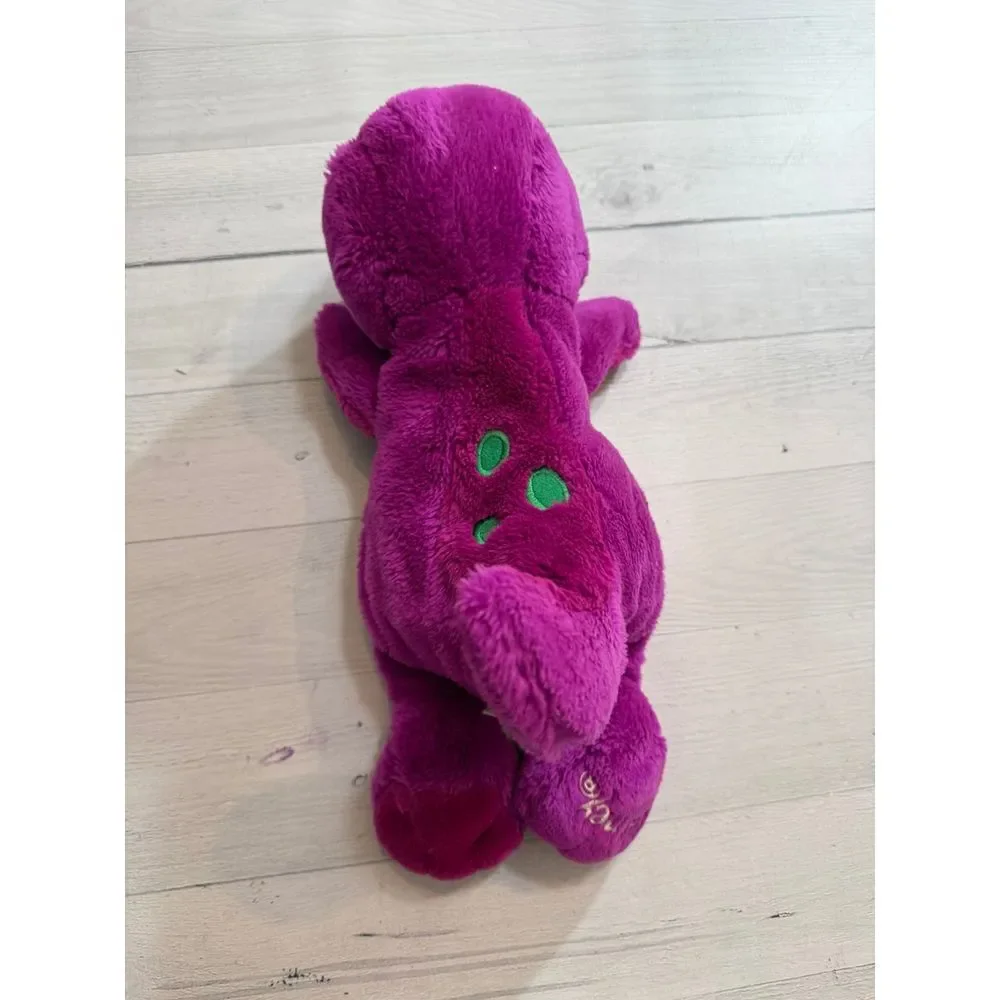 Vintage Barney Plush Purple Stuffed Animal Dinosaur 1992 Lyons‎ 14